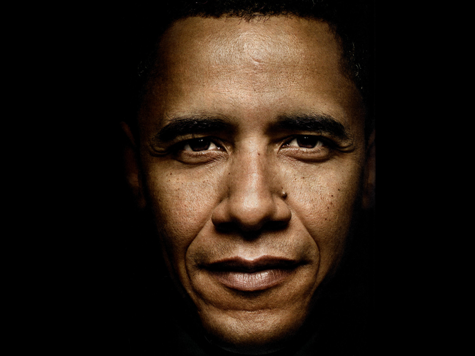 obama's face in shadows